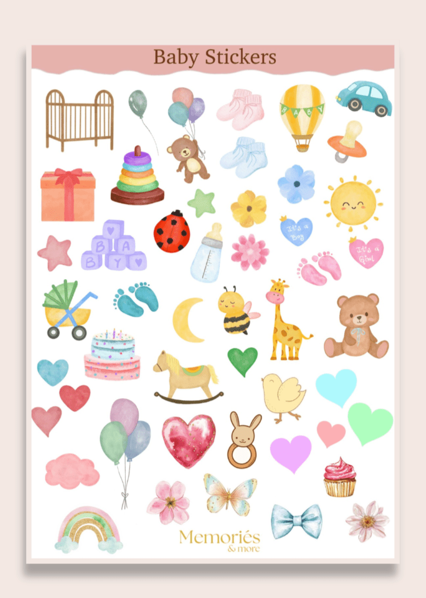 Stickers, BABY - Memoriés & more