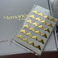 Photo Corner Sticker, GOLD - Memoriés & more