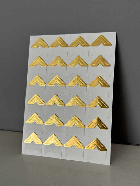 Photo Corner Sticker, GOLD - Memoriés & more