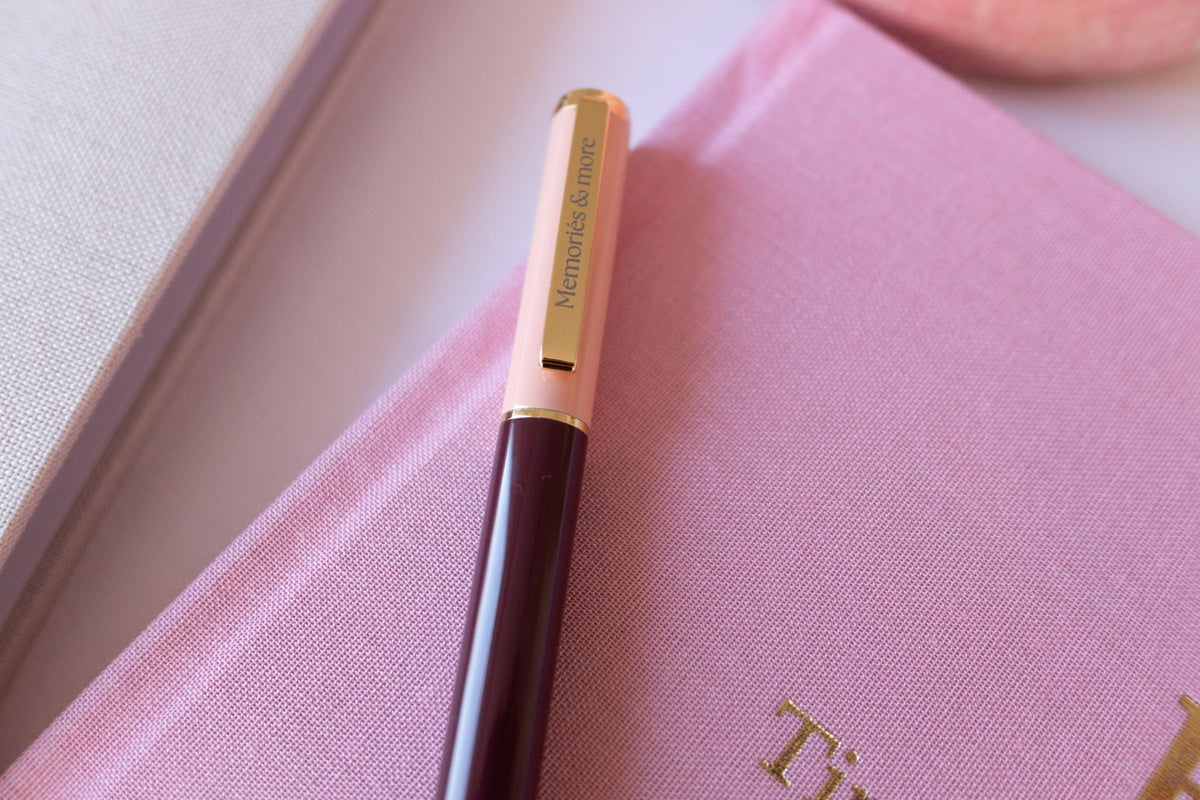 Premium Roller Kalem, BURGUNDY - Memoriés & more