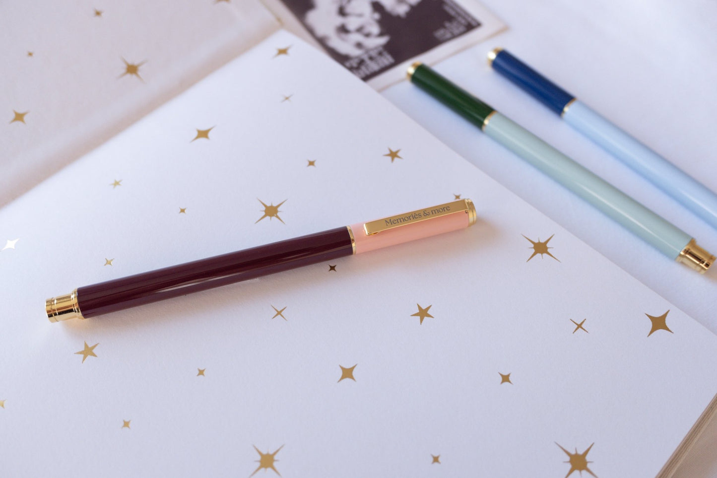 Premium Roller Kalem, BURGUNDY - Memoriés & more